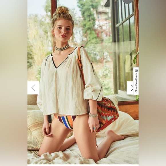 Urban Outfitters Tops - White V-Neck Women's‎ Top